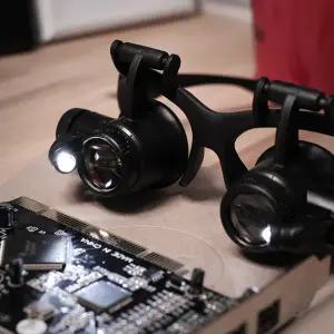 보석 수리 확대경 헤어밴드 시계 작업용 정밀 작업 확대경 루페 수리용 현미경 거치 기기 전자 감정 렌즈