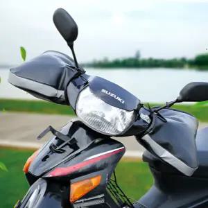 오토바이 방한 토시 라이더 스쿠터 장갑 오토바이 핸들 커버 기모 반사띠 라이딩 방수 보호 방풍 가죽