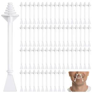 코털 왁스 스틱 100개, 코 청소용 스틱, 없는 제거, 제거용 작은