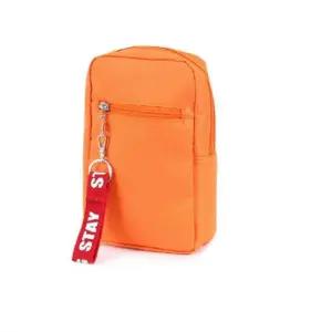 웨이스트백 여자 슬링백 커플 보조 심플 가방 오렌지