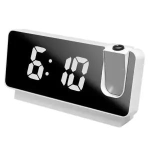 천장 프로젝션 시계 천정 디지털 LED 연결형 메모리+근무일 벽시계 전원 화