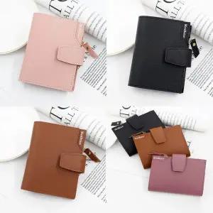 [하프클럽/]하프심플지갑 반지갑 카드 동전 4단 무지 레더 가 마롱패션 명함