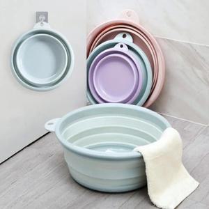 접이식 양동이 휴대용 분지 관광 야외 친환경 세면기 야채 과일