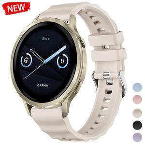 [호환품]가민 호환 베뉴 4 41mm 2S 3S 시계용 실리콘 스트랩 포러너 265S 비보액티브 4S 소프트 팔찌