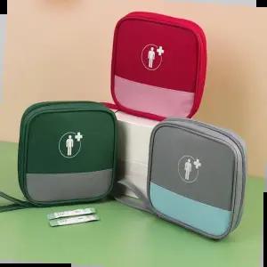 구급케이스 휴대용 약품파우치 여행 구급약통 구급함 소형
