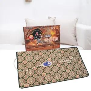 대형온돌전기매트 뜨끈한 온열찜질기 참숯 옥매트 돌기 전자파차단 사계절