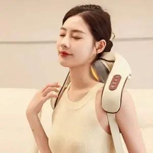 [골드스마일]어깨 목 안마기 360도 熱療 마사지 기계