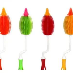 [골드스마일]텀블러 젖병 세척 회전 브러쉬 실리콘 클리너 설거지 솔