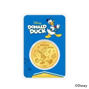 [디즈니] 반짝 도날드 덕 24K 골드코인 0.2g