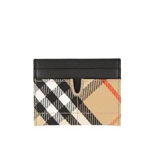 [명품] 체크 스닙 여성 카드지갑 8097484