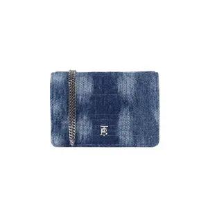 [명품] 퀼팅 데님 디태처블 체인 스트랩 카드지갑 80269931