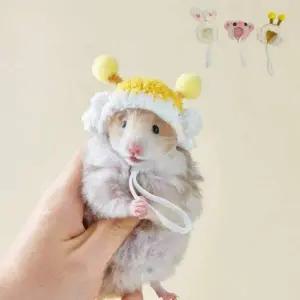 [콩심팥심]햄스터 귀마개 모자 소동물 핸드메이드 촬영용