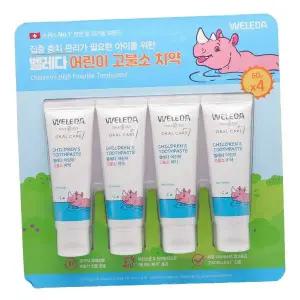 [골드스마일]벨레다 어린이 고불소 치약 60g 4개