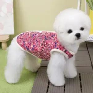 강아지 반려견 촌캉스 겨울 할머니 조끼 패딩 베스트 WFKN8LQ