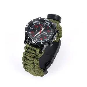 [골드스마일]서바이벌 군인 시계(카키) G