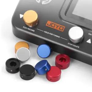 일렉기타스트랩 1팩 이펙터 기타 페달 캡 풋스위치 토퍼 페달보드 패드 커버 알루미늄 부품