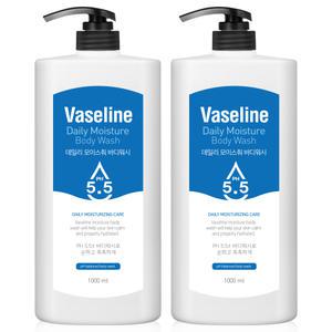 바세린 약산성 바디워시 대용량 1000ml 2개 pH5.5 바디클렌저