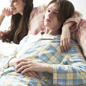 [댑] 블루캔디 소프트플리스 잠옷세트 남성용_DPJ173