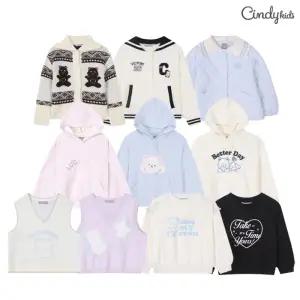 [신디키즈] 여아 FW데일리룩 추천! 니트/맨투맨/청바지/상하세트 등