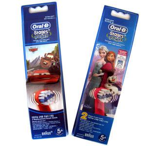 오랄비- 스테이지파워 어린이 전동칫솔모 2입