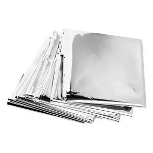 은박담요 130x210cm 보온 단열 차광 조난 서바이벌 방염 방열포 은박지 (블랭킷)