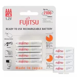 후지쯔 Ni-MH AAA 800mAh 스탠다드 충전지 (4알)/충전건전지