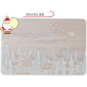 일본 New비닐코팅매트-크리스마스/식탁 화병매트