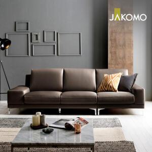 [자코모] 플렉스 3.5인 이태리 천연면피 소가죽 소파