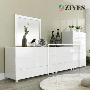 [지베스] 메이 UV하이그로시 3단 800 서랍장