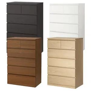 MALM 말름 6칸서랍장80x123/옷장/단스/수납장/서랍함