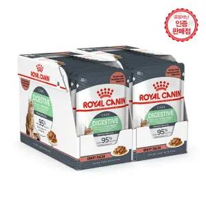 로얄캐닌 고양이파우치 그레이비 다이제스티브 케어 85g 24개/소화기관이 민
