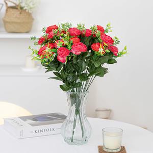 동백 성묘 조화 꽃 릴리 44cm 6컬러 추모 납골당 산소 묘지 장식 소품 수목장