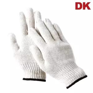 DK KC 면장갑 40g 고급면사 작업용 목장갑 올풀림방지 오버록 100켤레