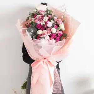 비누 장미 조화 꽃다발 자이언트100송이로즈 100cm 인테리어 꽃 선물 장식 기념일 졸업식 발표회 학예회