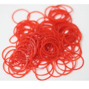 뷰티코코 레드 탄력 고무줄 원밴드 (한봉 약110개)