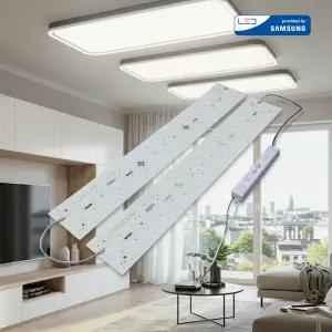 LED모듈 전등교체 거실등 거실조명 50W 580x98 기판 리폼 DIY 삼성LED S4 6500K 패밀리라이팅