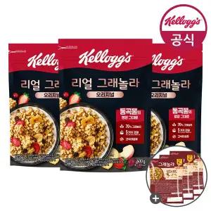 [켈로그]시리얼 리얼 그래놀라 400g x 3개+미니시리얼 120g