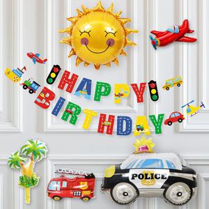 생일 파티용품 축하 풍선세트 자동차 풍선 세트