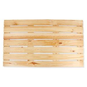 [홈스몰]모노먼트 원목 소나무 욕실 발판 (평평한 중형)