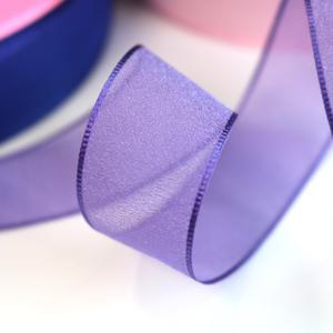 펄 오간디 리본 15mm/25mm 50야드(45M) 27색상 포장