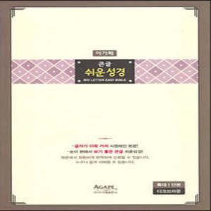 큰글 쉬운성경 특대 (단본/무지퍼/색인/다크브라운)