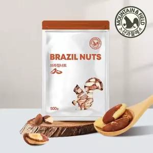 [산과들에] 25년 햇 브라질너트 500g x2봉 (총1kg)
