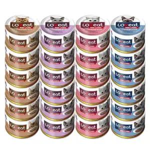 사조 러브잇 레드라벨 고양이캔 4종 160g x 24개
