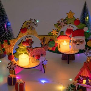 [민화샵] 크리스마스 겨울만들기 입체트리 클레이만들기 미술재료