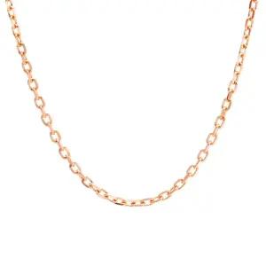14K 심플 5푼 각줄 체인 목걸이 NPN25324