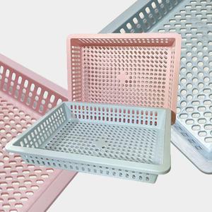 [오피스스쿨] 책상서랍 사각 바구니 (2중택1) 새학기 학용품 다용도수납 정리박스