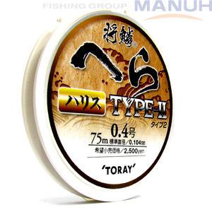 토레이 장린 헤라 TYPE-II 50m 중층 목줄 0.3호~0.6호