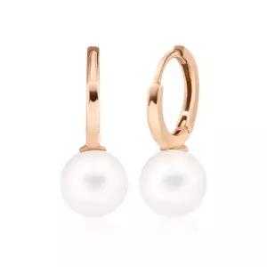 14K 클래식무드 담수진주 원터치 귀걸이 한쌍 JNE21107