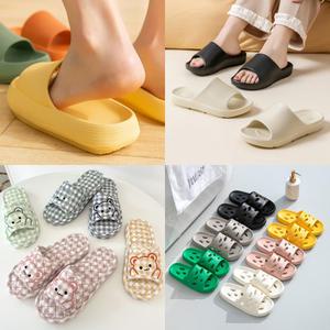 층간소음방지 쿠션 슬리퍼 린넨 거실 실내화 미끄럼방지 남녀공용 발편한 사무실 어린이집 슬리퍼