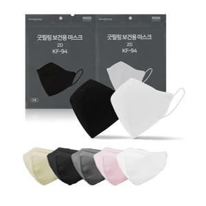 굿필링 보건용 마스크 KF94 2D 새부리형 컬러 마스크 25매